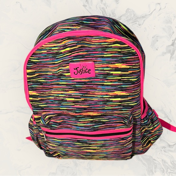Justice Backpack Trippy Rainbow - Picture 10 of 16